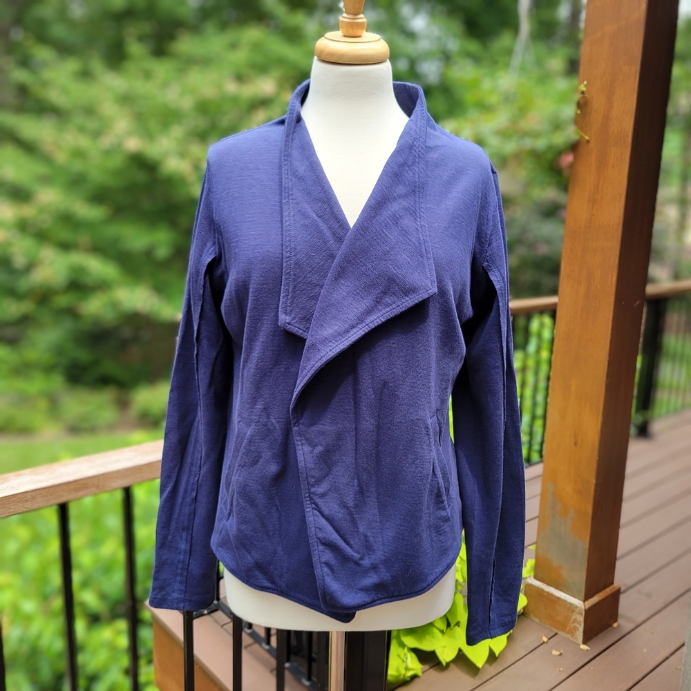 Drape Collar Knit Blazer by Caslon